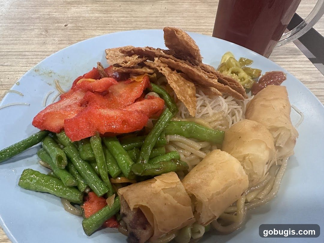Noodles with Char Siu and Vegetables