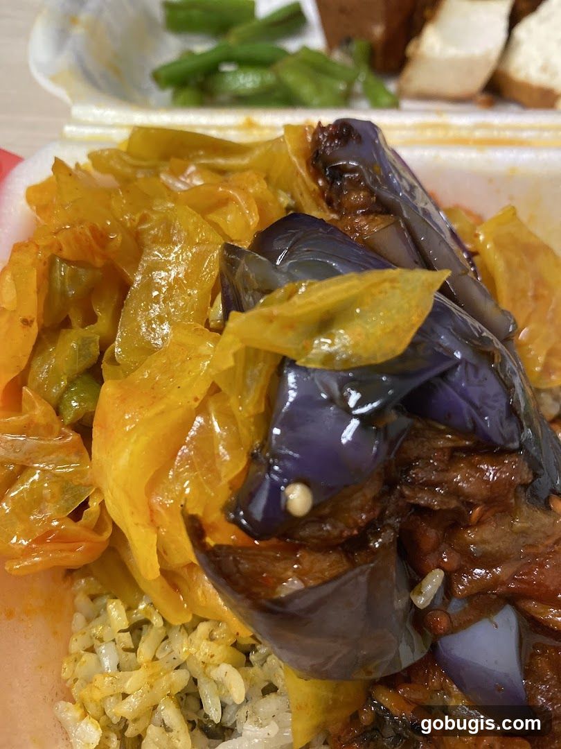Eggplant and Pepper Dish with Rice