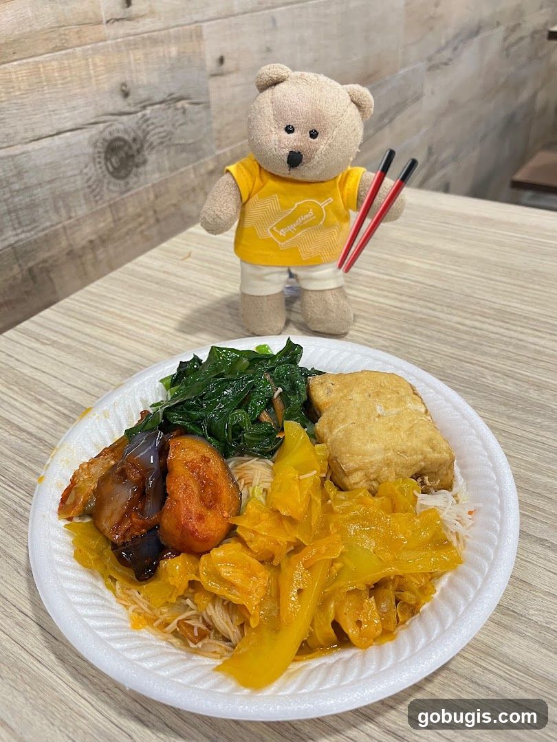 Stuffed Bear with Meal