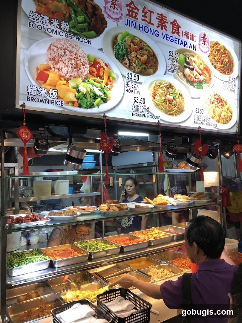 Jin Hong Vegetarian Menu