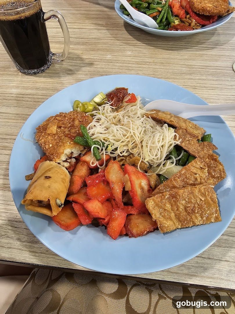 Plate of food with drink