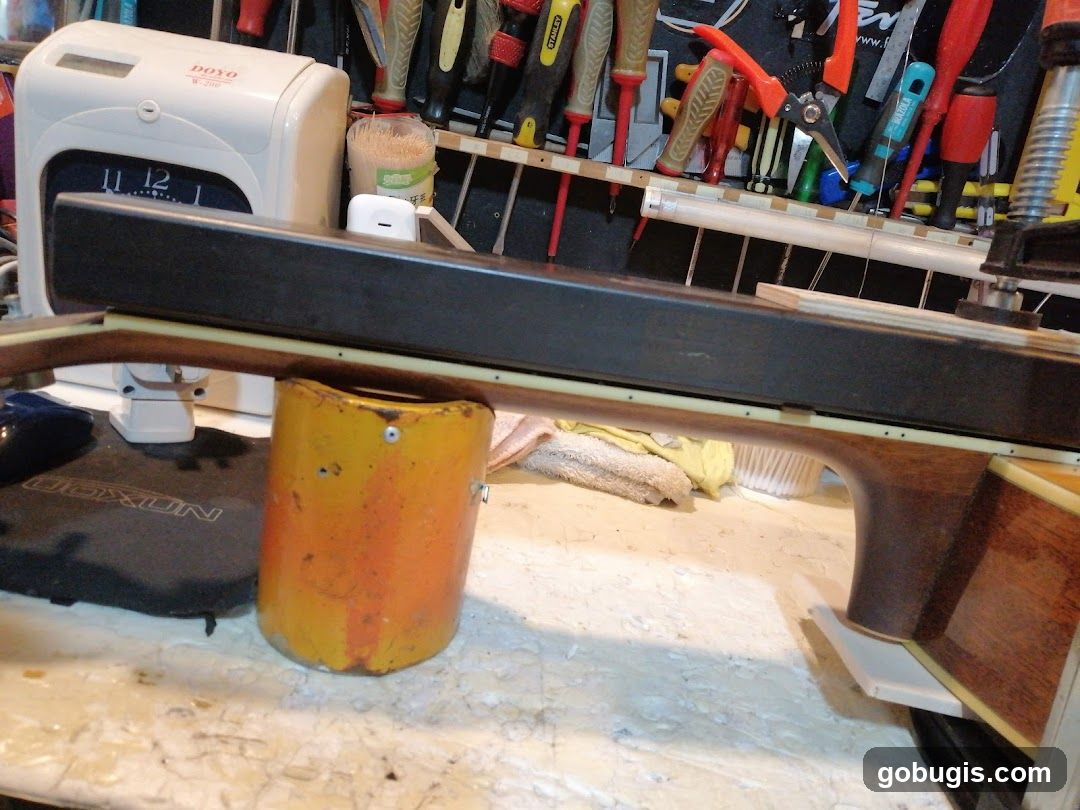 Guitar neck repair