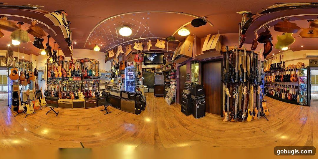 Guitar Store Interior