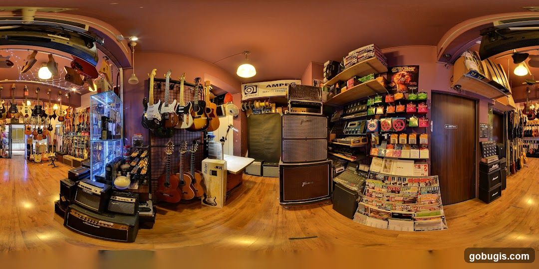 Guitar Store Interior