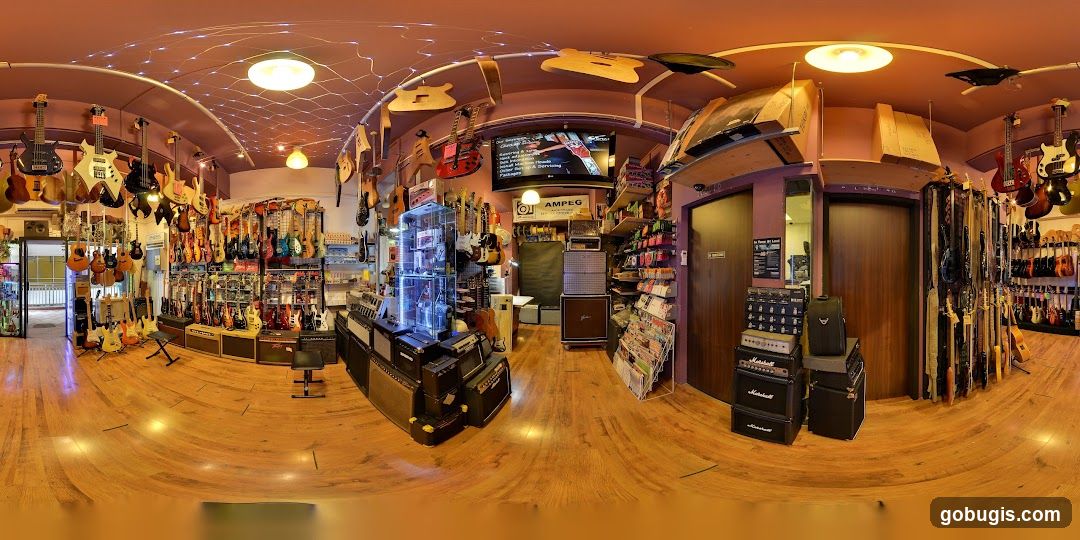 Guitar Store Interior
