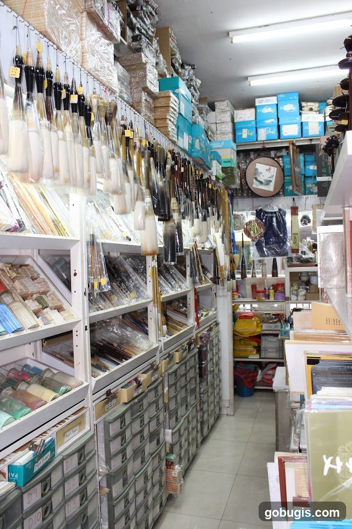 Art Supply Store Interior