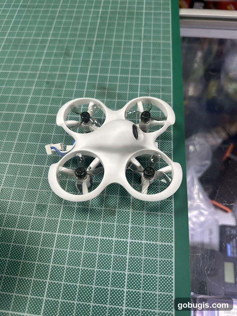 White Drone on Cutting Mat
