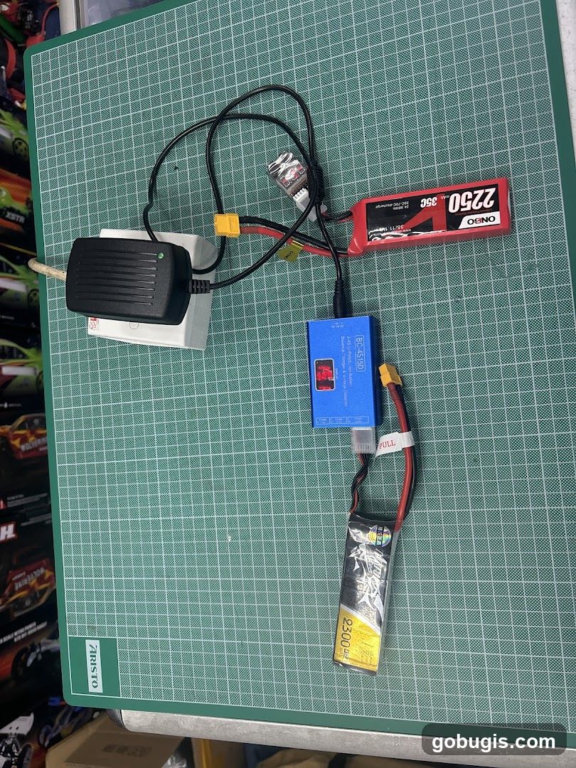 RC Battery Charging Setup