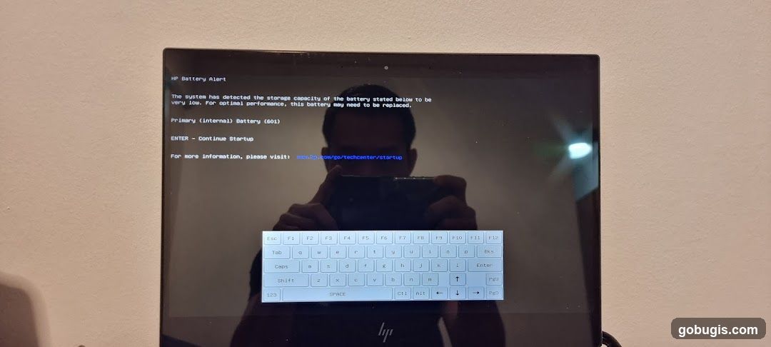 HP Battery Alert