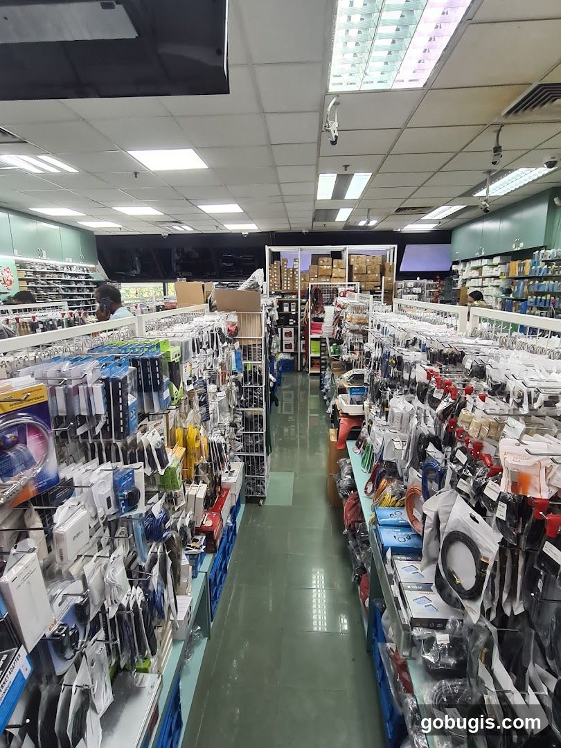 Electronics Store Aisle