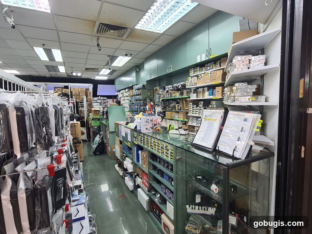 Electronics Store Interior