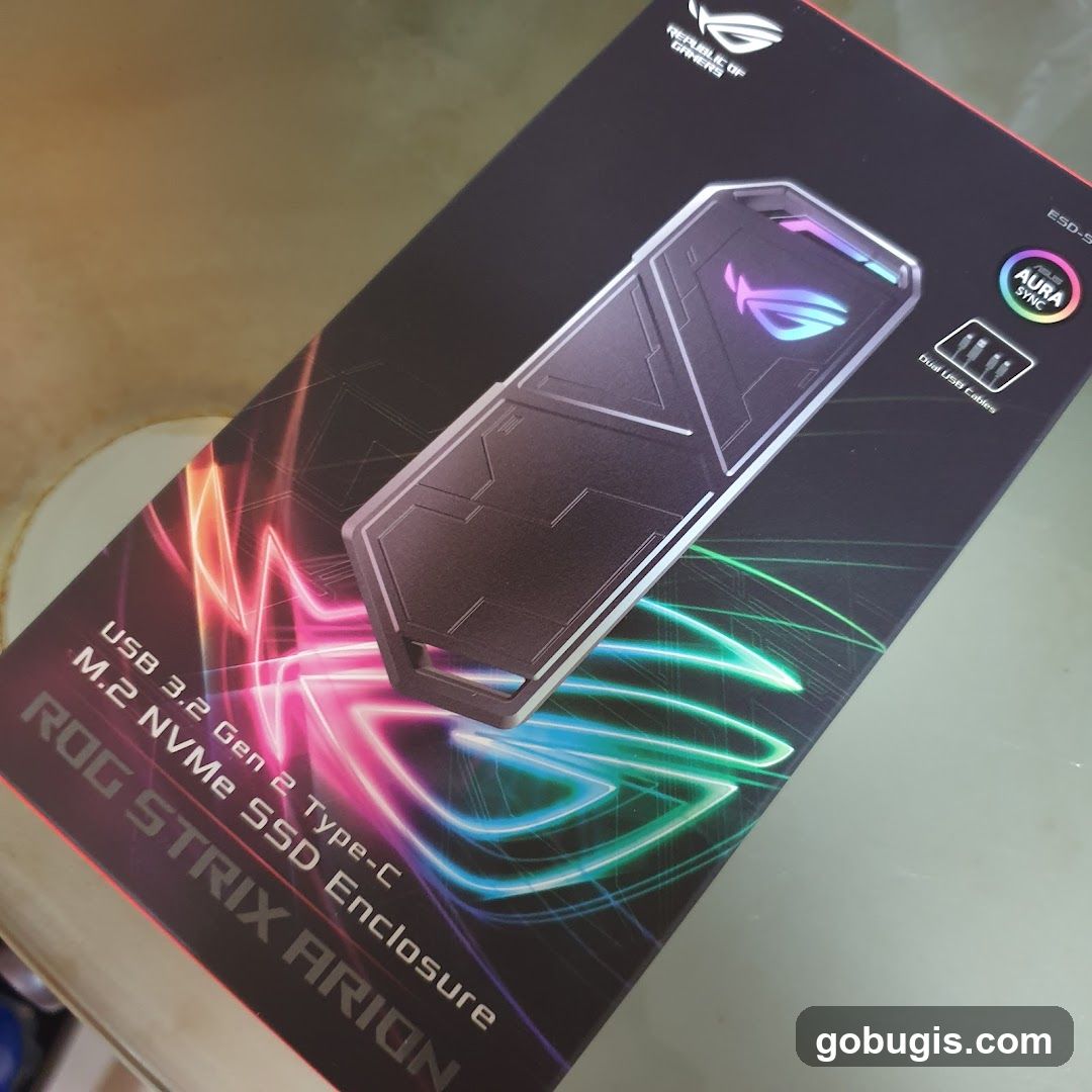 ROG Strix Arion SSD Enclosure Box
