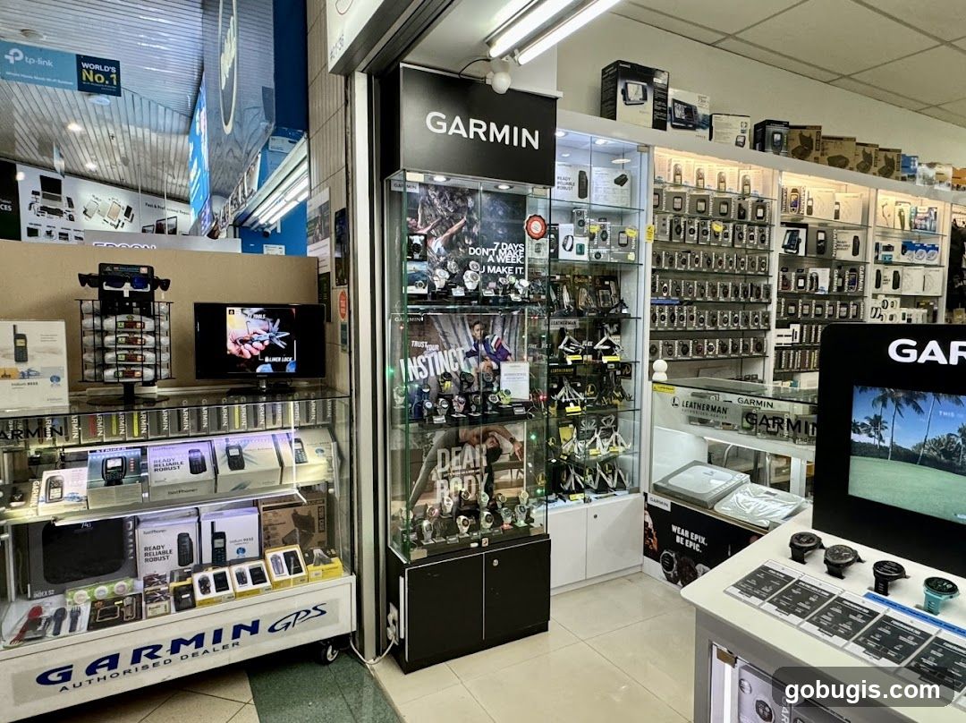 Garmin Store Interior