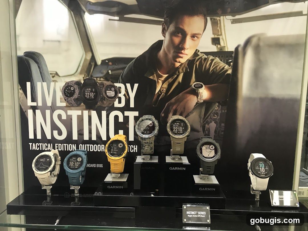Garmin Instinct Tactical Edition Outdoor Watches Display