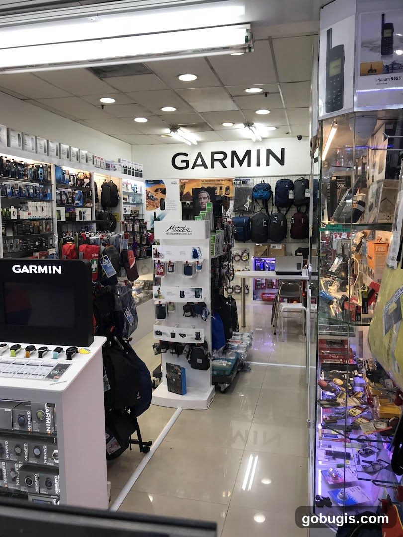 Garmin Store Interior