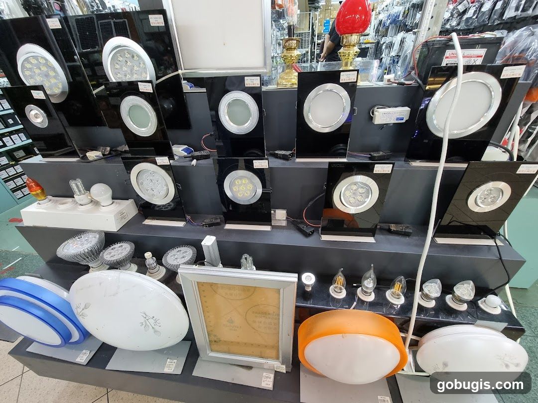 Display of LED Lights