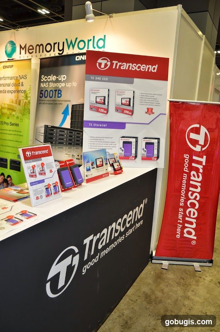 Transcend Storage Solutions Booth