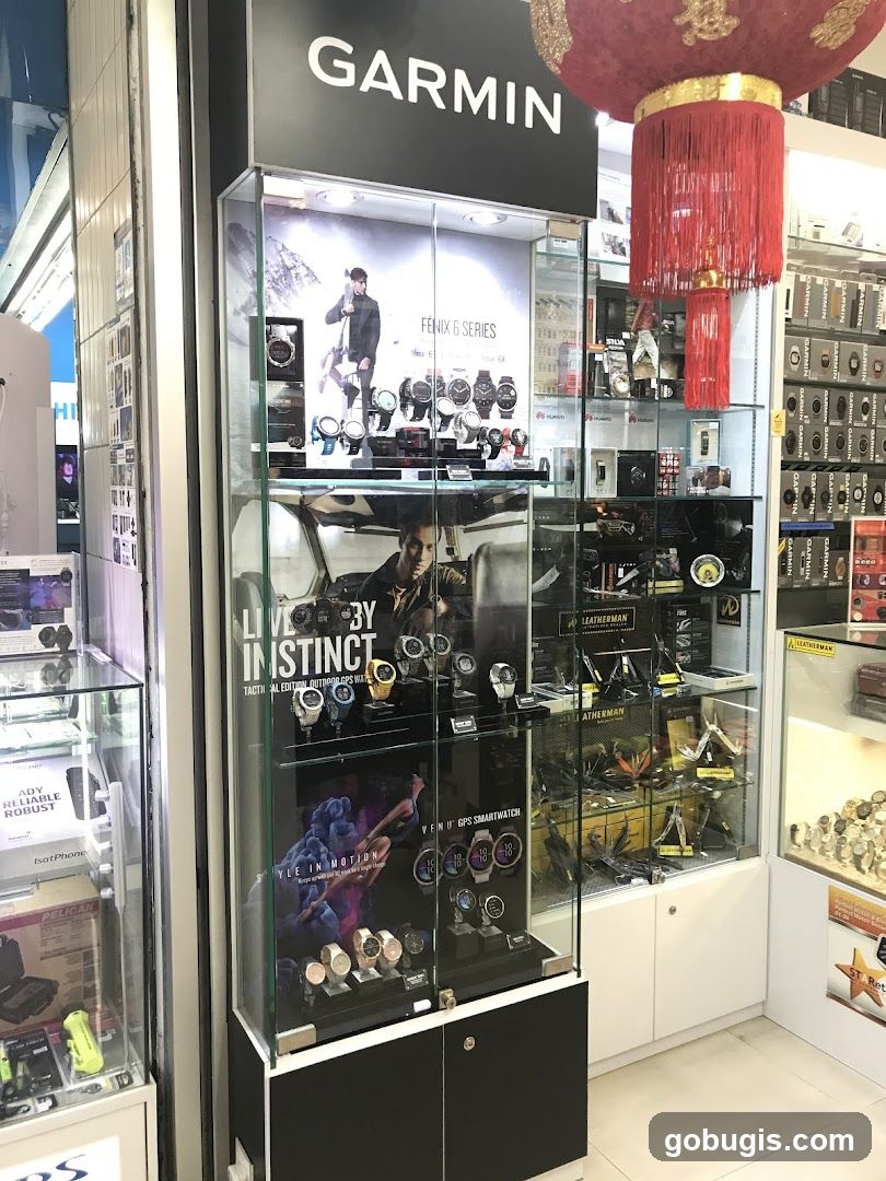 Garmin Store Display