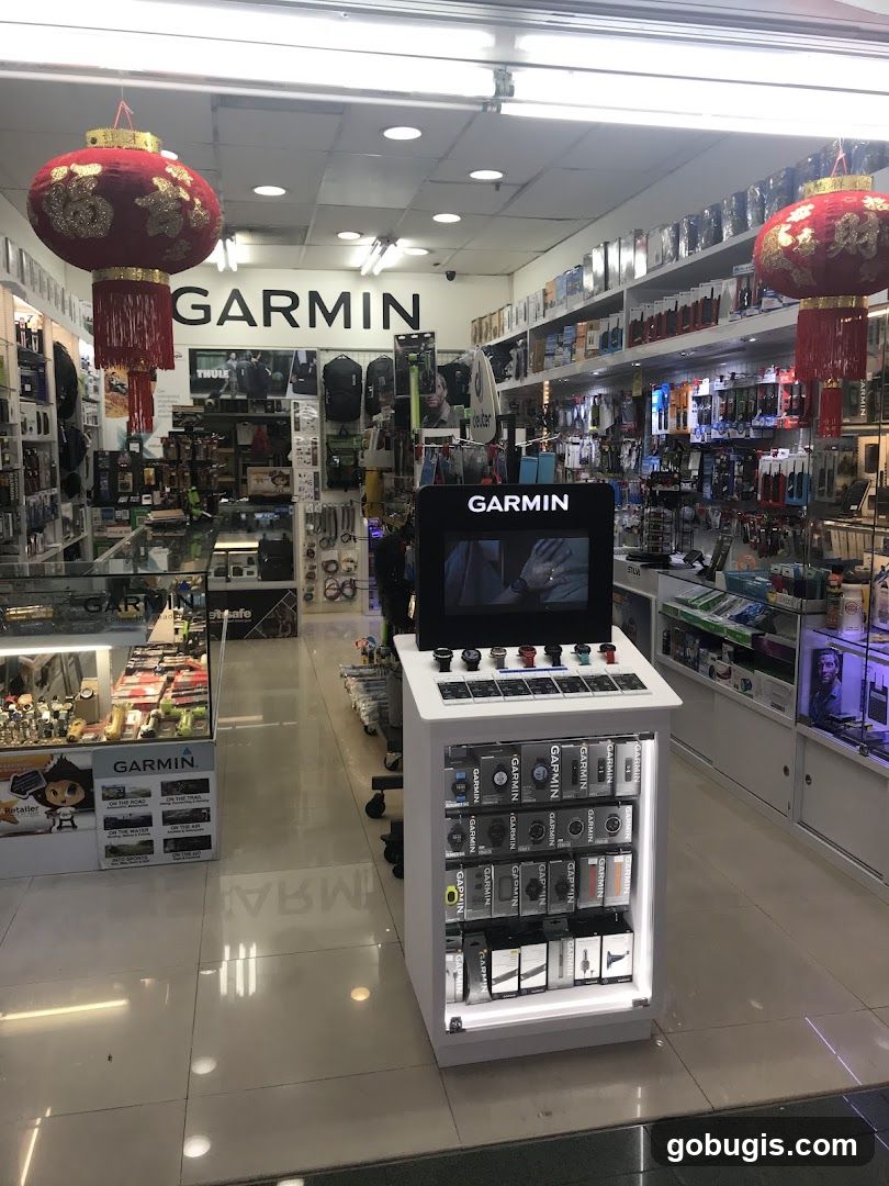 Garmin Store Interior