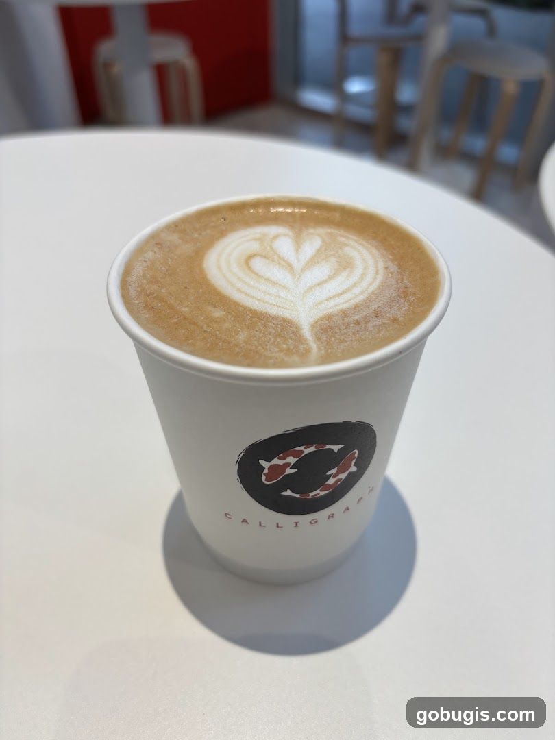Latte with Heart Art