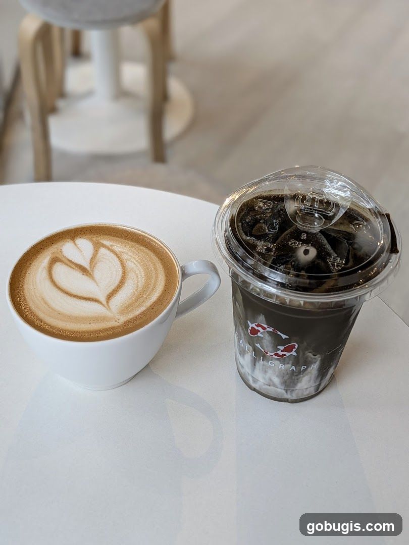 Coffee and Iced Drink