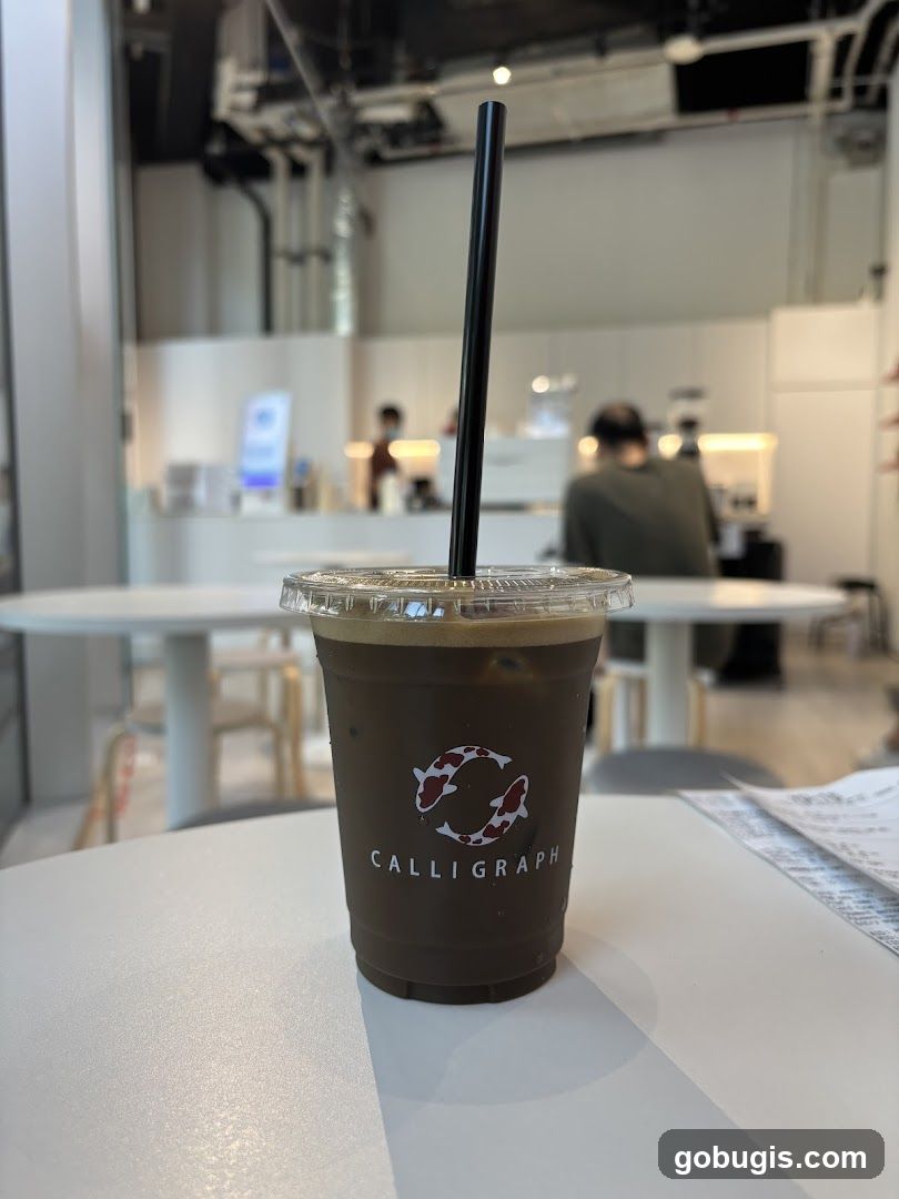 Iced Coffee at Calligraph