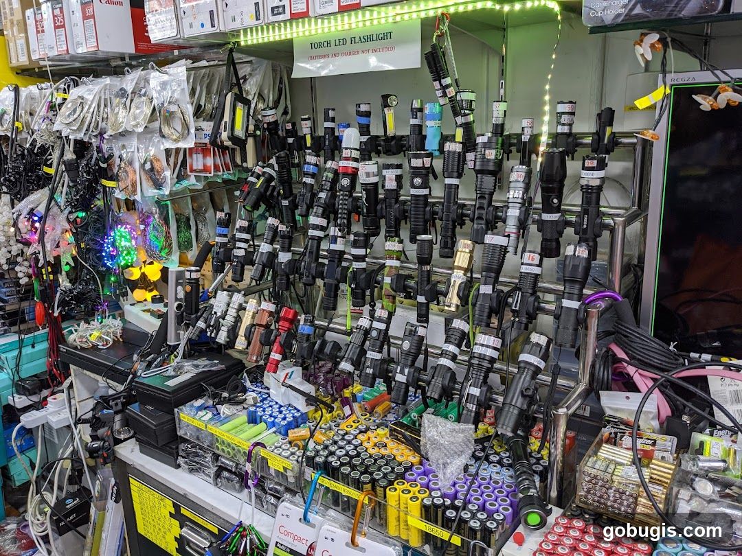 Flashlight and Battery Store Display