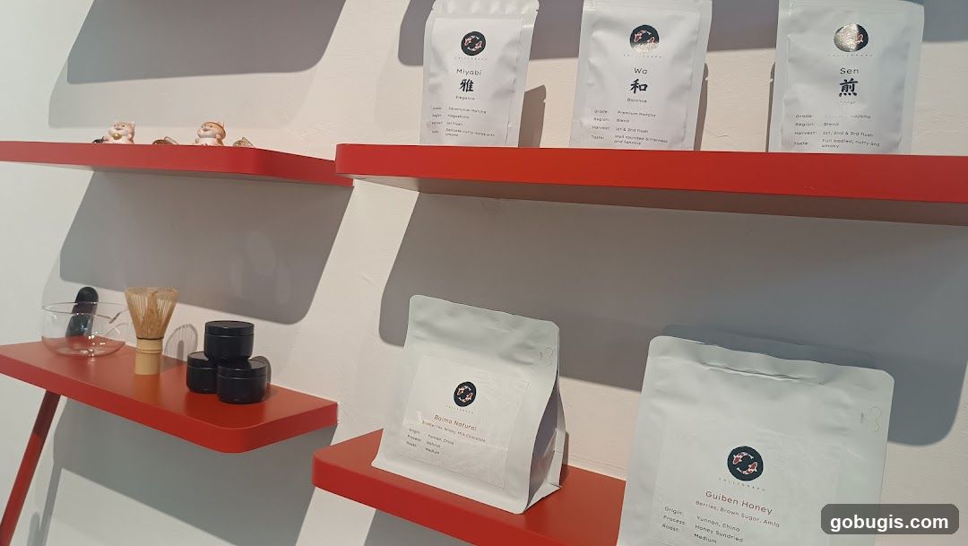 Tea and Coffee Products on Shelves