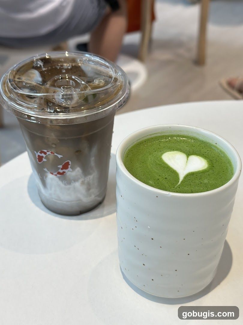 Two Drinks on a Table