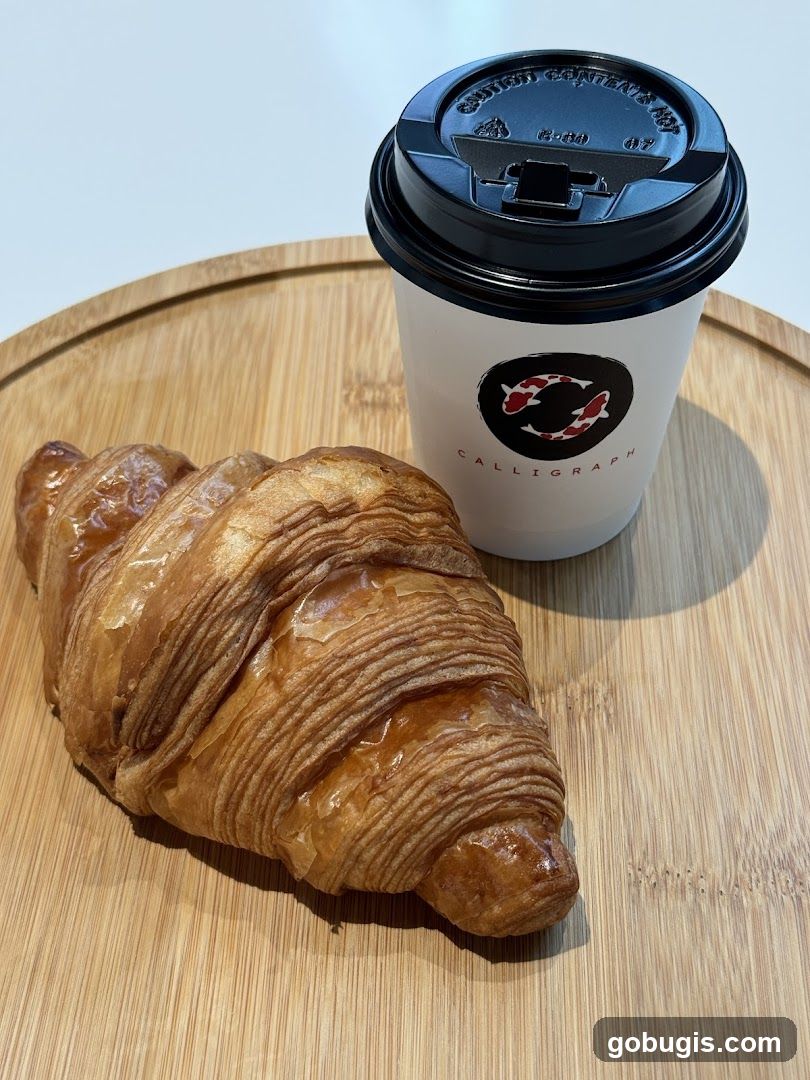 Croissant and Coffee