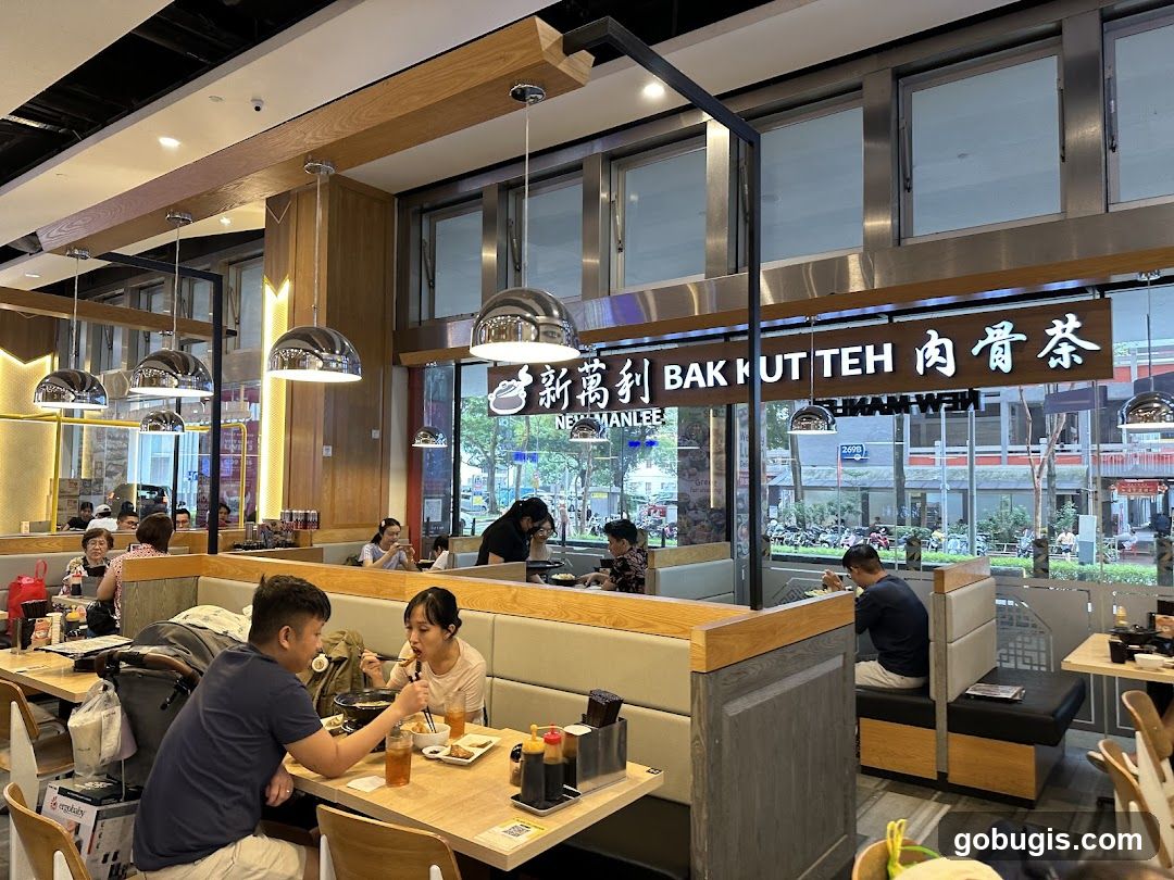 Restaurant Interior with Diners