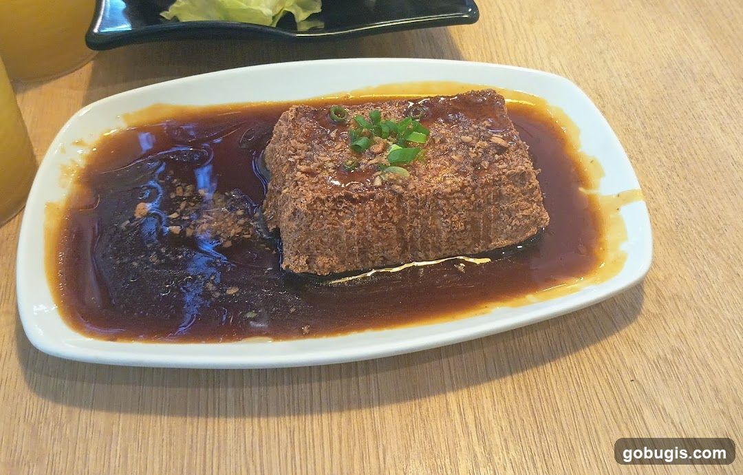 Fried Tofu with Sauce