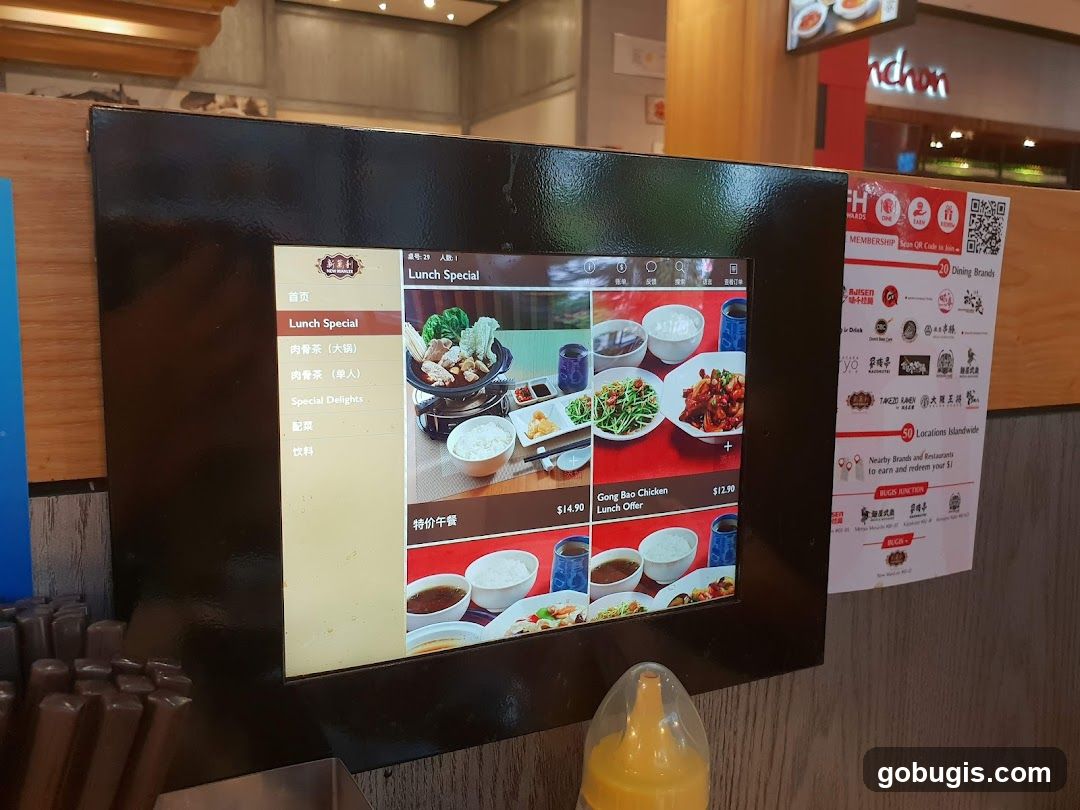 Digital Menu Display