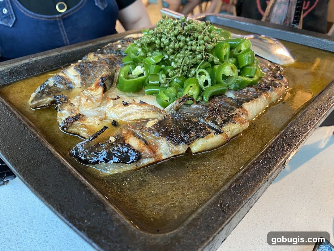 Grilled Fish with Peppers