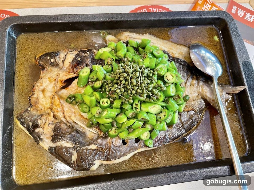 Steamed Fish with Peppers