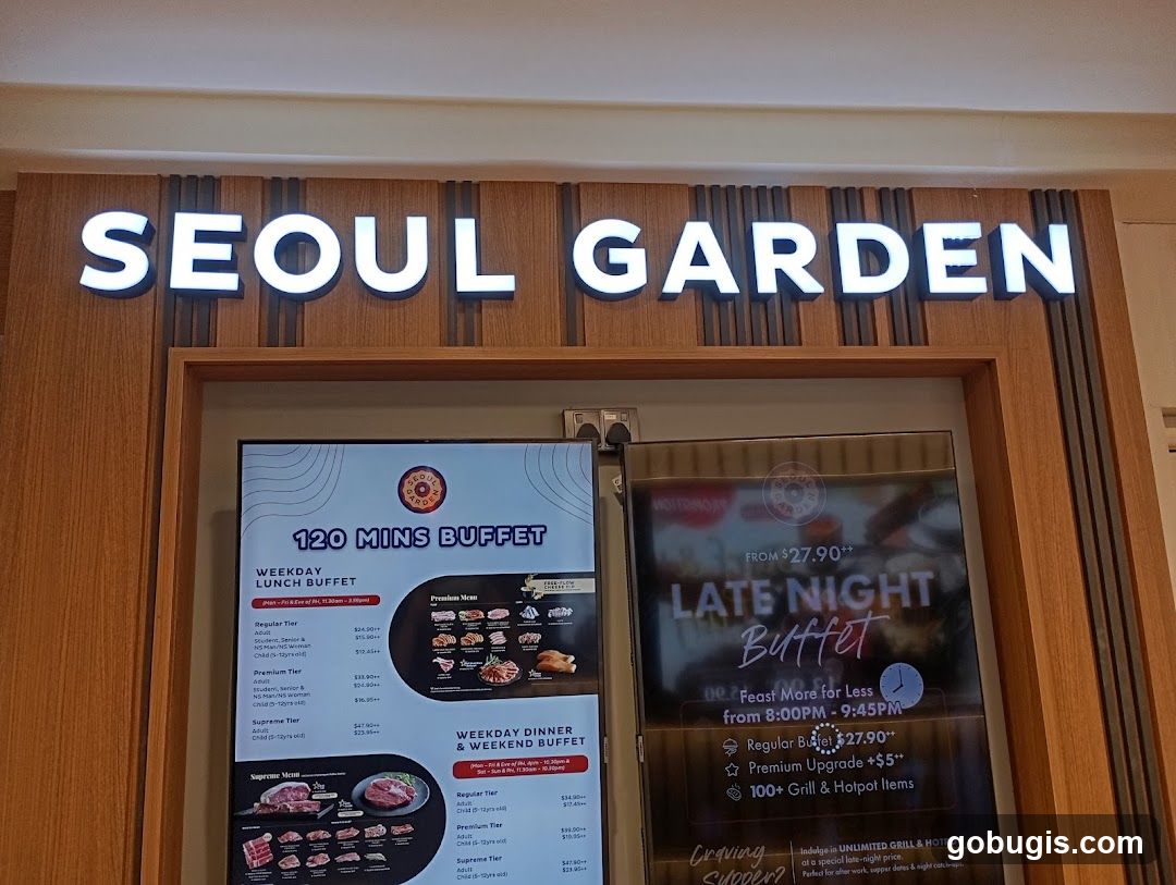 Seoul Garden Buffet Information