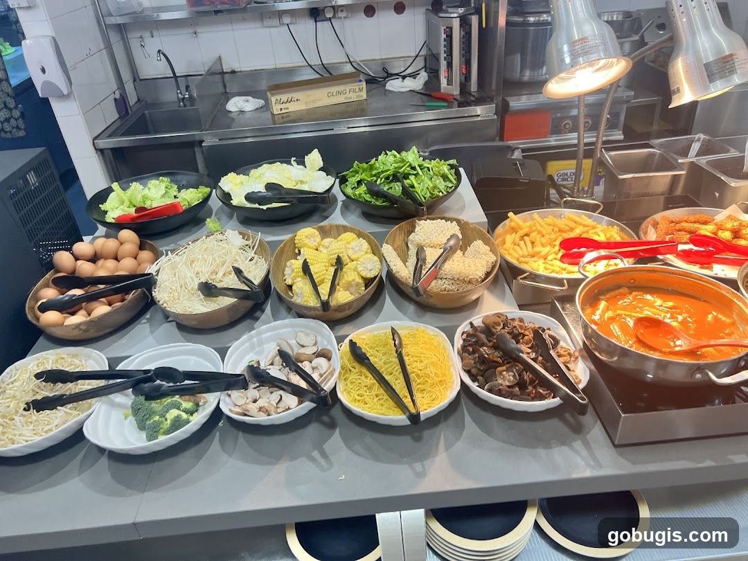 Buffet Food Display