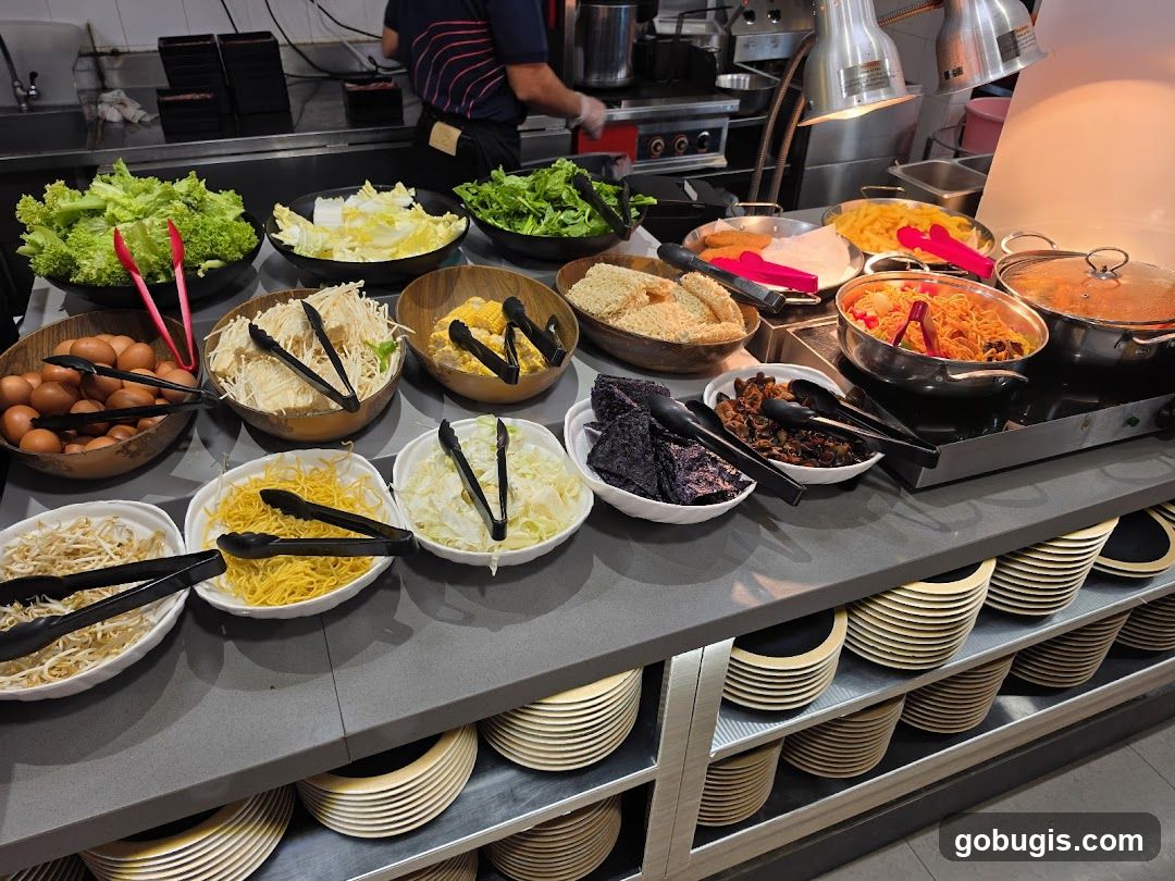 Buffet Food Selection