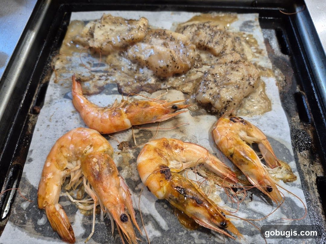 Grilled Shrimp and Chicken