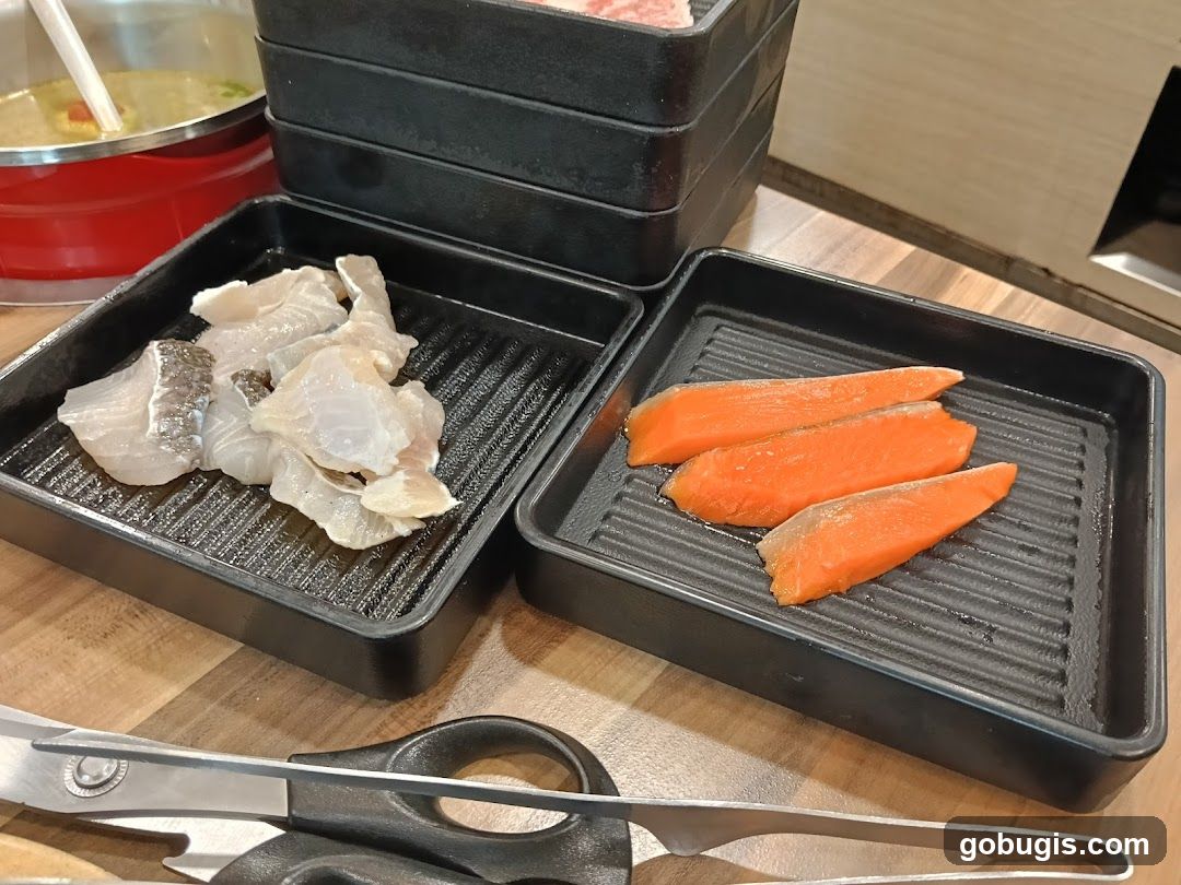 Raw Fish Slices