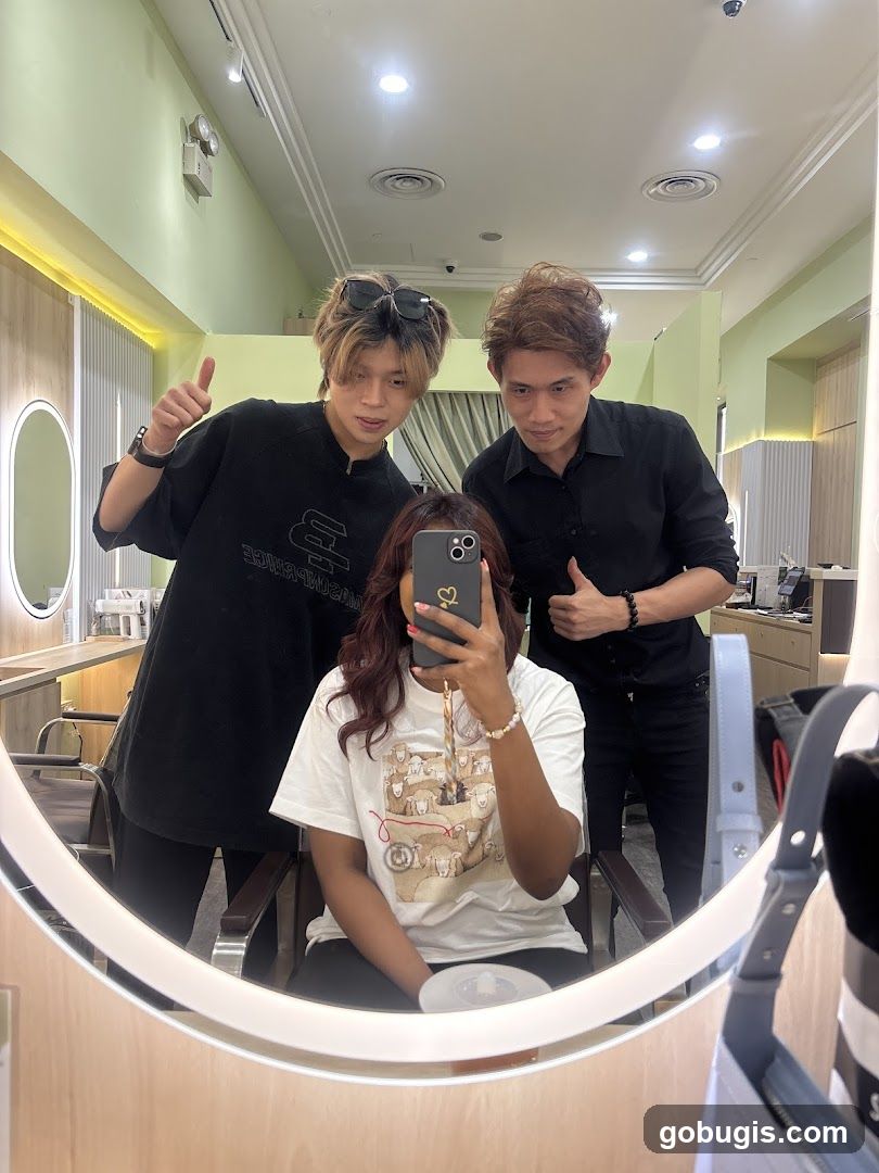 Hair Salon Selfie