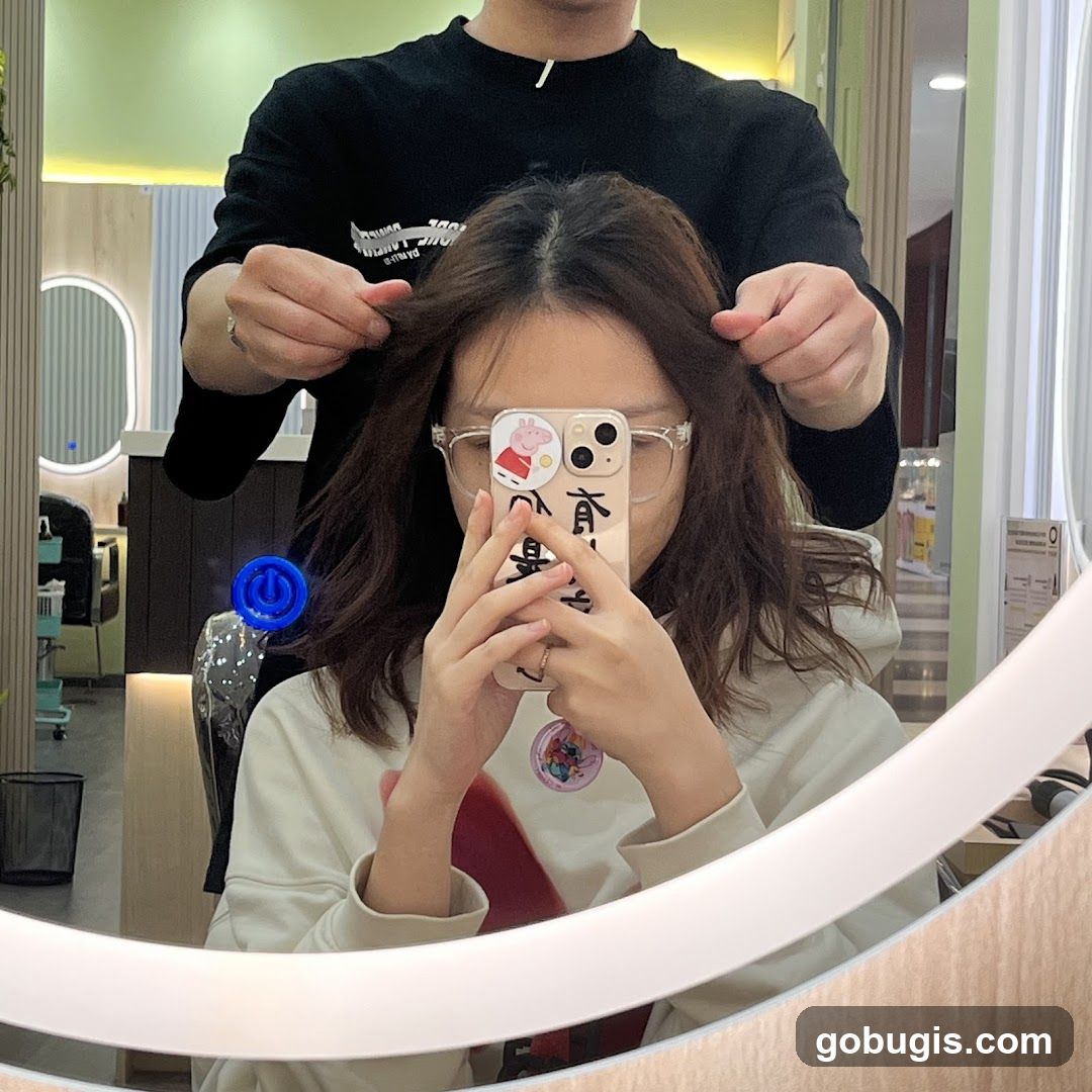 Hair Salon Selfie