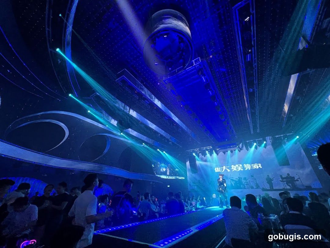 Concert Hall with Stage Performance