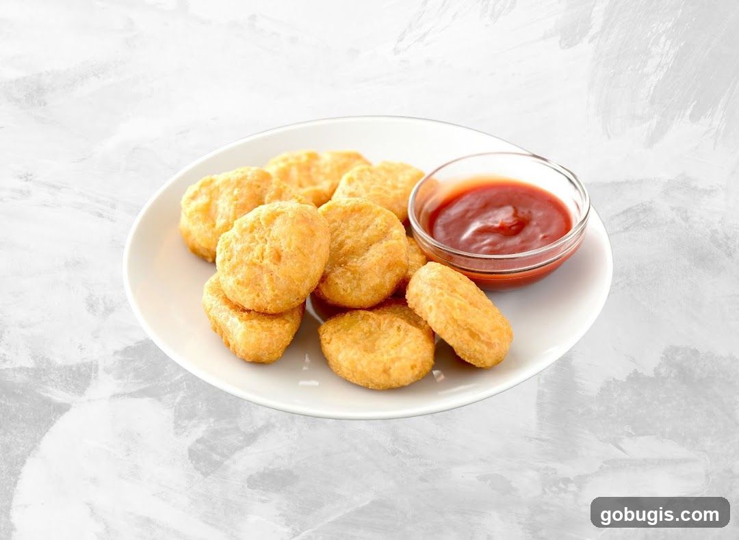 Chicken Nuggets with Ketchup