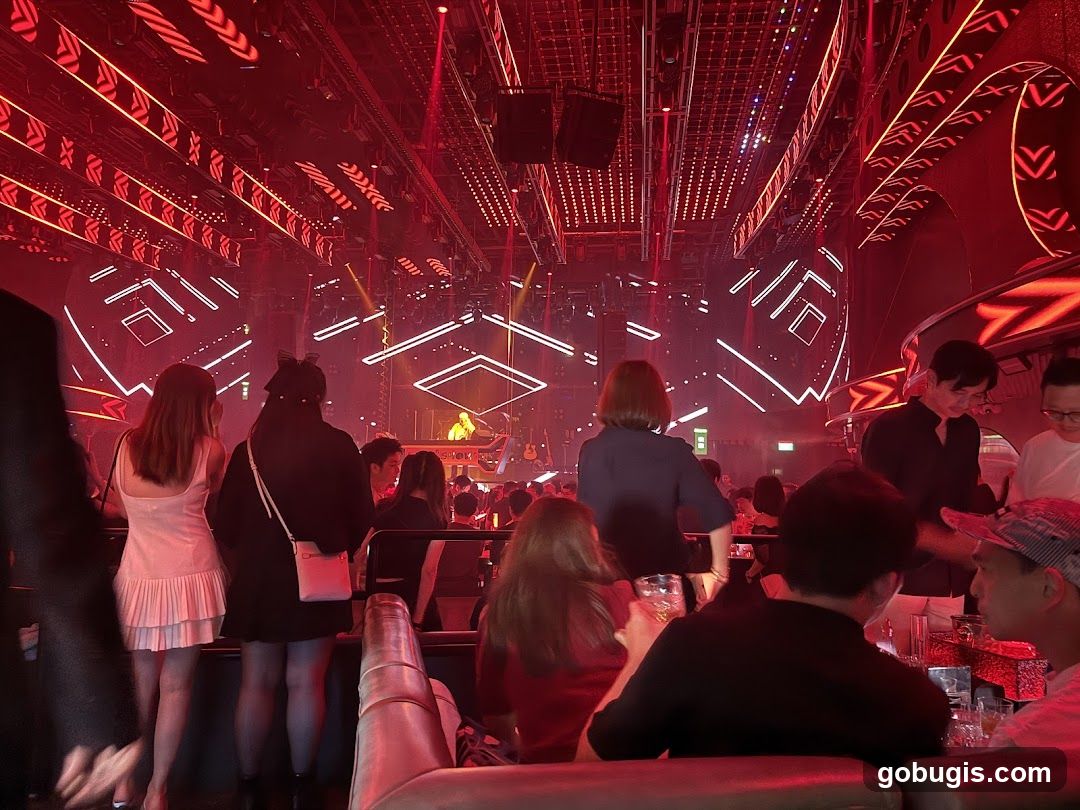 Nightclub with DJ