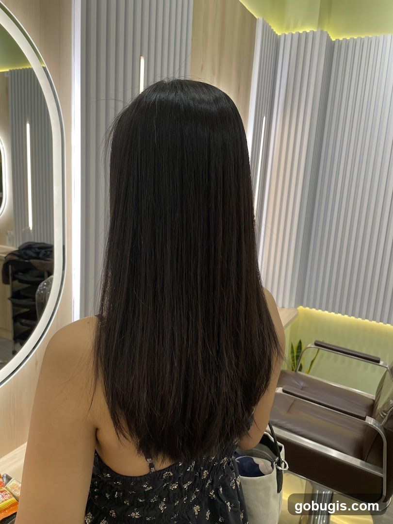 Woman with Long Dark Hair