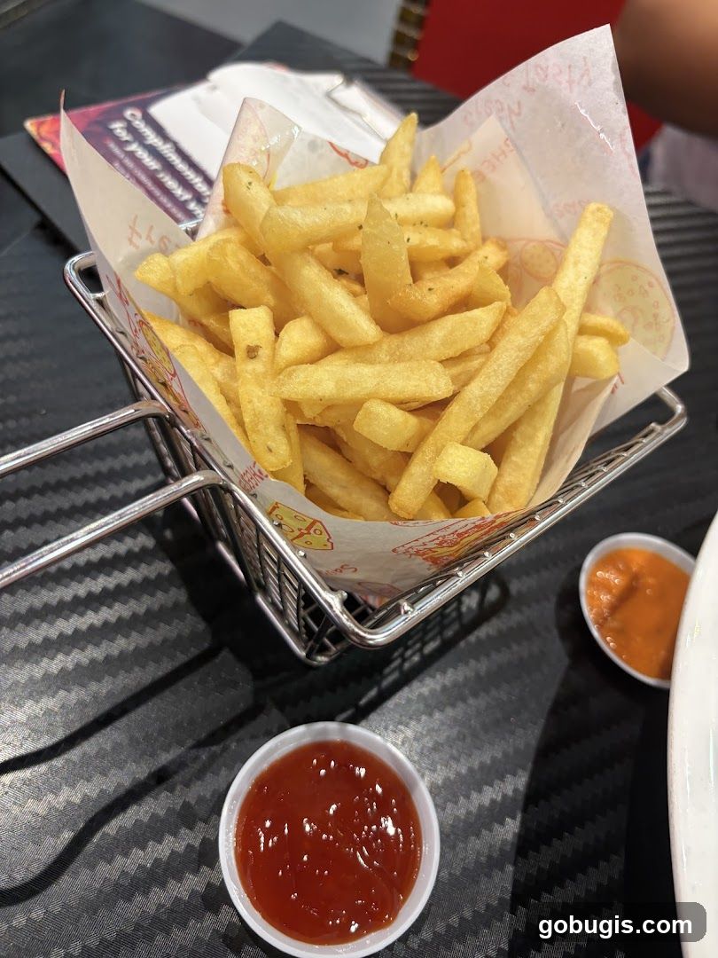 French Fries with Dipping Sauces