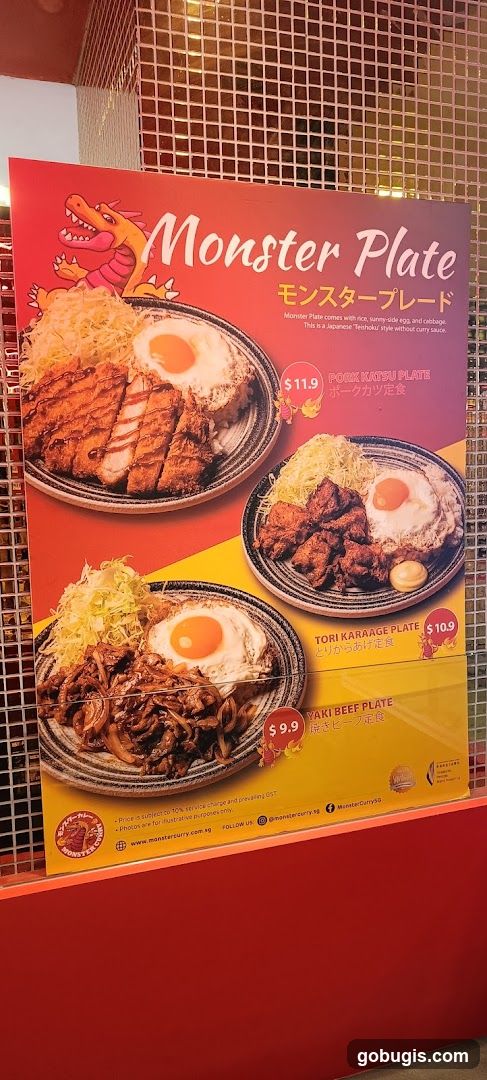 Monster Plate Menu