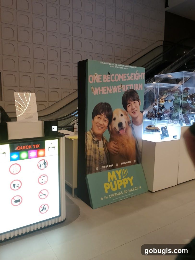Movie Poster and Ticketing Kiosk