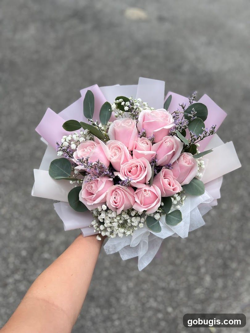 Pink Rose Bouquet